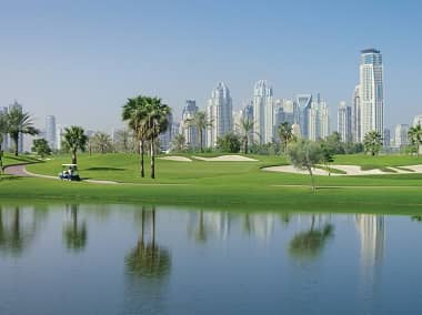 Emirates Golf Club  Faldo Course Dubai UAE