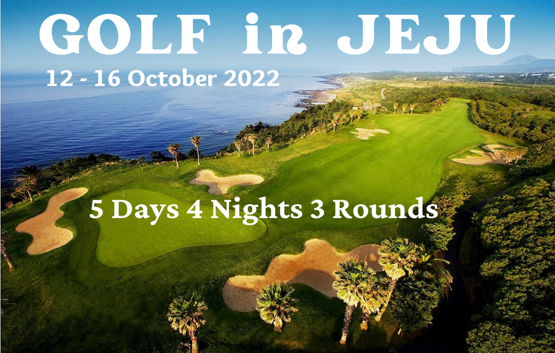 GOLF IN JEJU 5 Days 4 Nights 3 Rounds