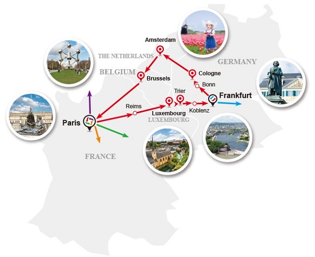 7 days 6 nights north west europe red line package 1
